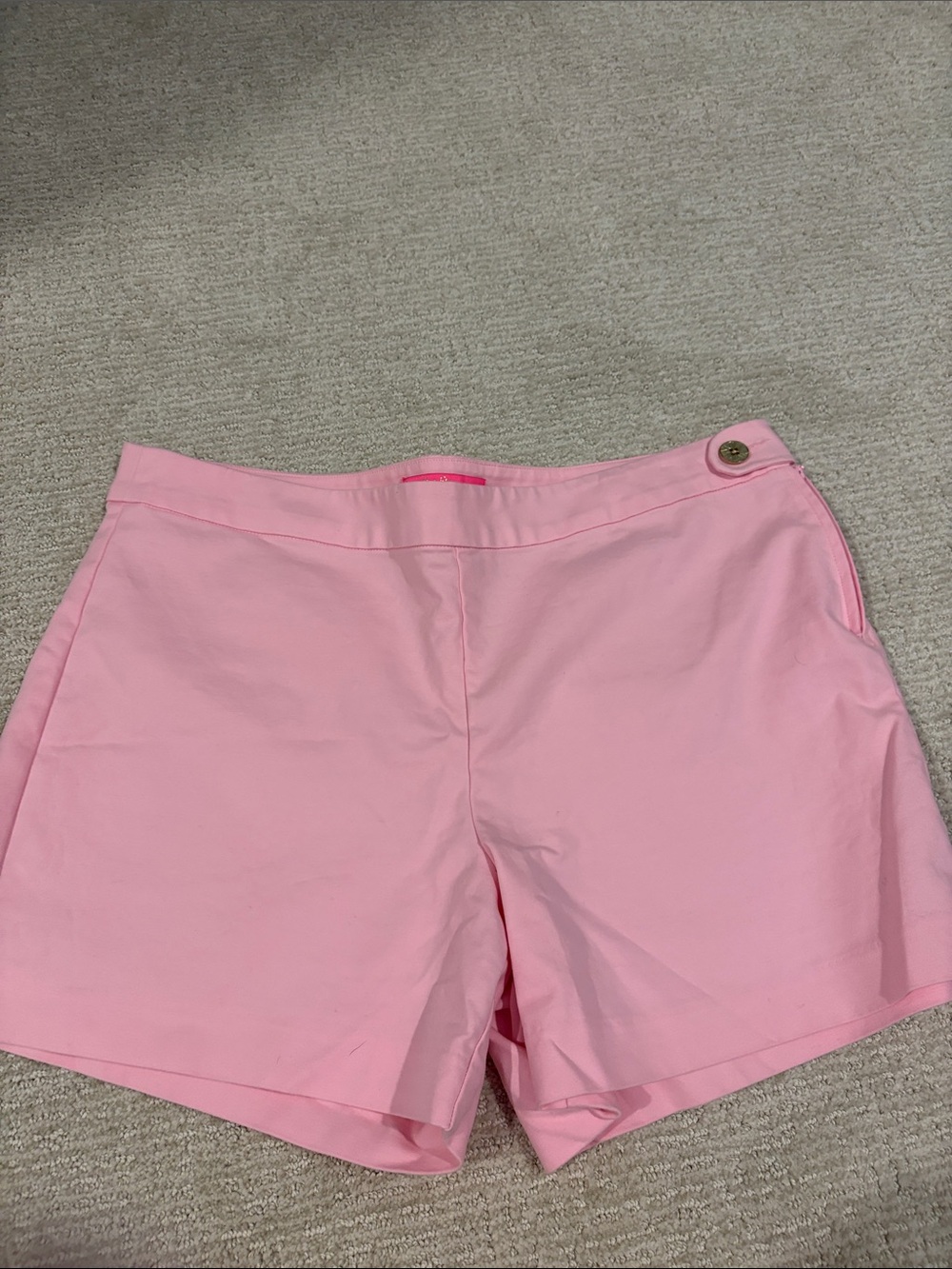 Lilly Pulitzer size 16 side zip light pink shorts